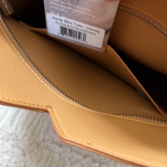 Pixie Mood Alicia mini tote bag in Honey, new condition with tags - Picture 11 of 16